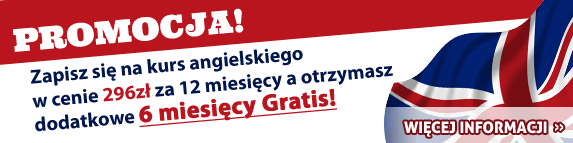 Kurs języka angielskiego 118 lekcji tylko 296 zł za rok